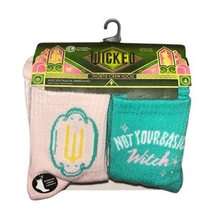 Wicked Universal Shortie Crew Socks Set - Multicolor (NWT) Size 4-10